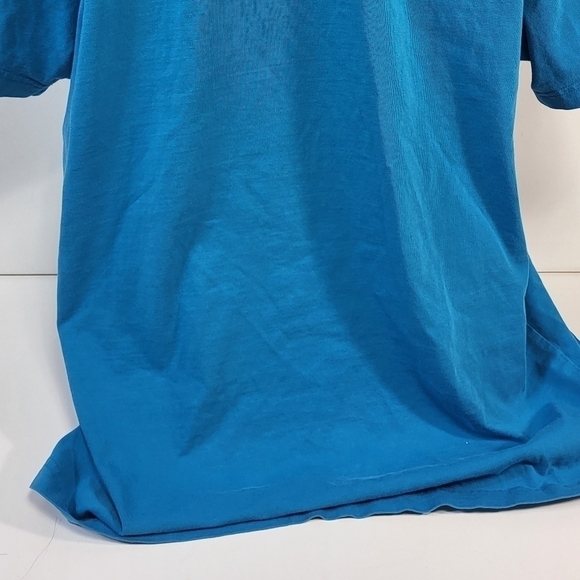 Puma Collared Short Sleeve Blue & Green Polo - Picture 5 of 8